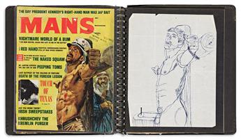 (BDSM) Binders of photographic references and original art from the files of the founder of the International Mr. Leather contest.